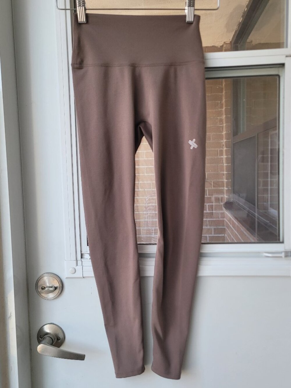 Xexymix Chocolate Brown High-Waist Leggings